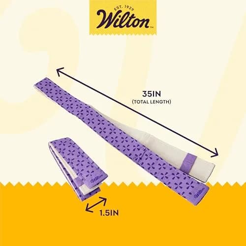 Wilton Bake Even Cake Strips, Level Cakes, 2-Piece Set | Professional Baking Tool for Moist, Even Cakes thumbnail 2