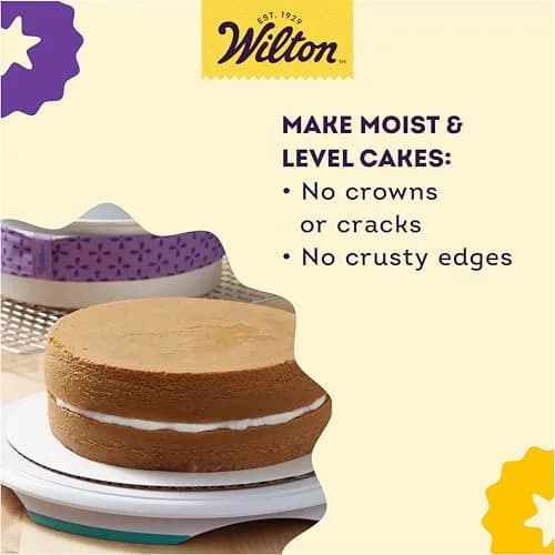 Wilton Bake-Even Cake Pan Strips, 6-Piece Set | Evenly Baked Cakes, 10-12 Cup Capacity thumbnail 6
