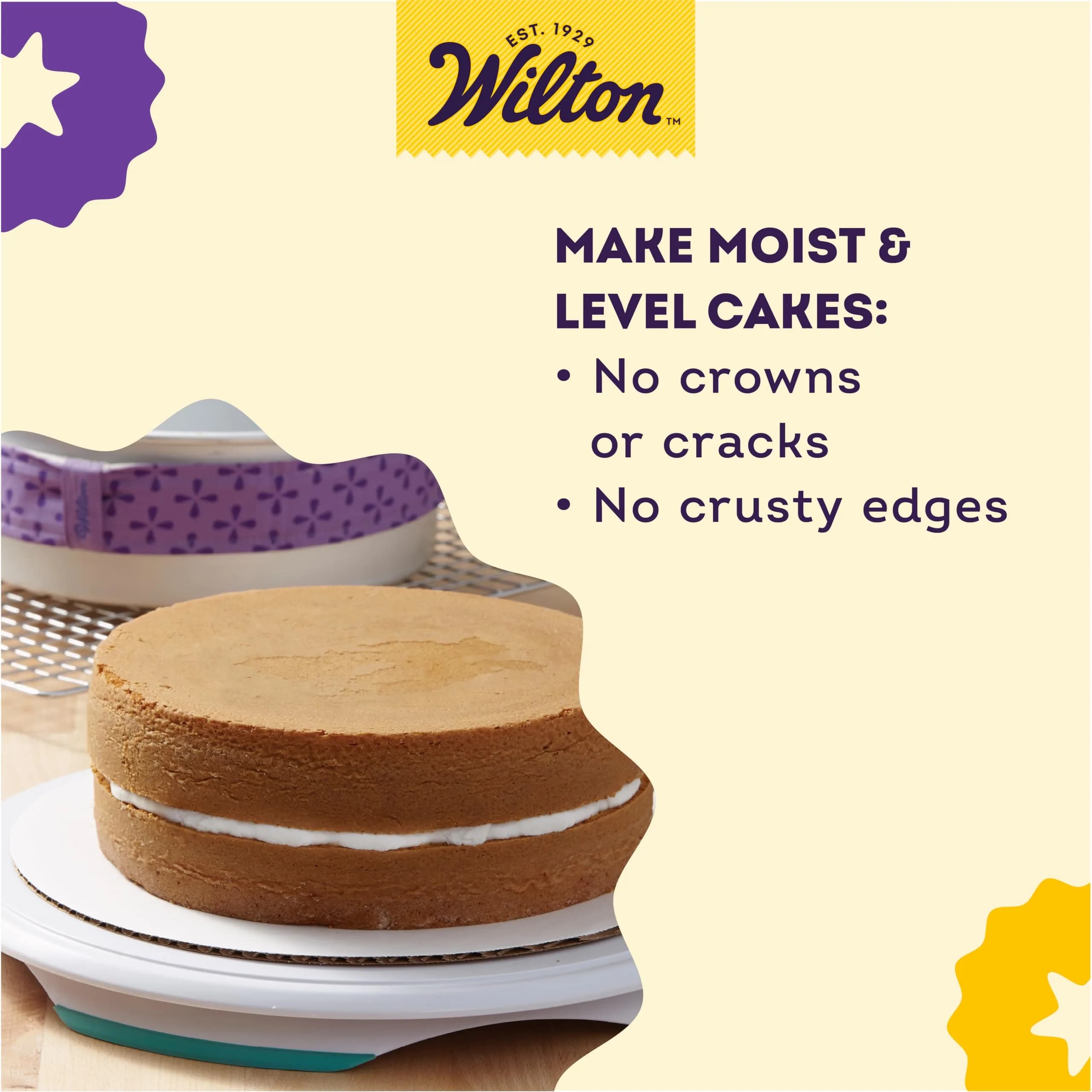 Wilton Bake-Even Cake Pan Strips, 6-Piece Set | Evenly Baked Cakes, 10-12 Cup Capacity - view 6