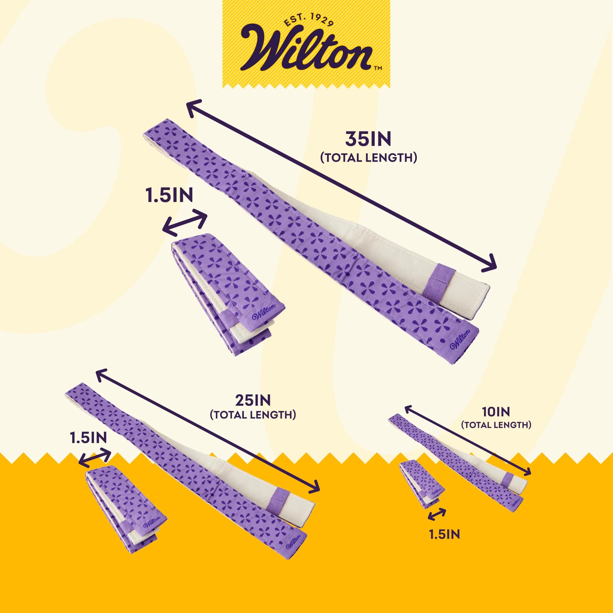 Wilton Bake-Even Cake Pan Strips, 6-Piece Set | Evenly Baked Cakes, 10-12 Cup Capacity - view 2