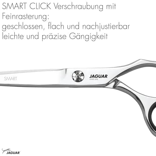 Jaguar Shears White Line Smart 5.5 Inch Professional | Ergonomic Steel Hair Cutting Scissors thumbnail 5