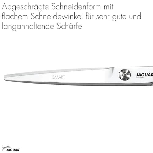 Jaguar Shears White Line Smart 5.5 Inch Professional | Ergonomic Steel Hair Cutting Scissors thumbnail 6