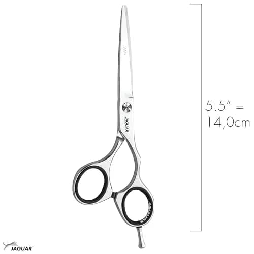 Jaguar Shears White Line Smart 5.5 Inch Professional | Ergonomic Steel Hair Cutting Scissors thumbnail 3