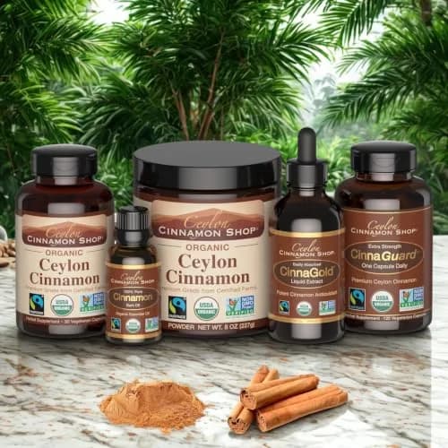 Ceylon Cinnamon Shop Organic Ceylon Cinnamon Capsules 180 Count | USDA Certified Supplement for Daily Wellness thumbnail 8