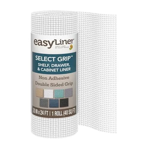 Duck EasyLiner Select Grip Shelf Liner 20 in x 24 ft | Non Slip, Non Adhesive, Surface Protection thumbnail 1