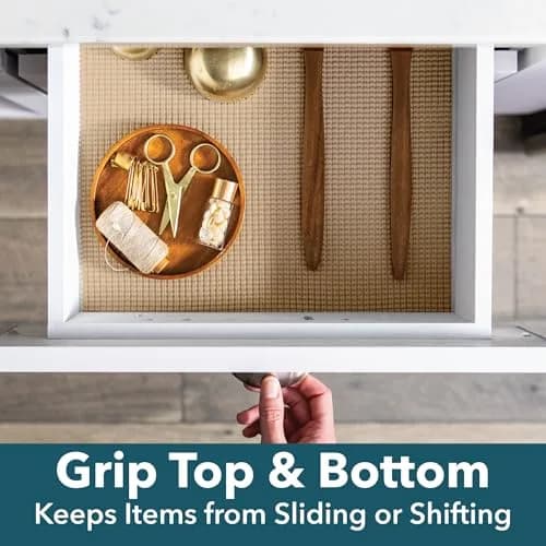 Duck EasyLiner Select Grip Shelf Liner 20 in x 24 ft | Non Slip, Non Adhesive, Surface Protection thumbnail 2