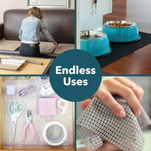 Duck EasyLiner Select Grip Shelf Liner 20 in x 24 ft | Non Slip, Non Adhesive, Surface Protection thumbnail 7