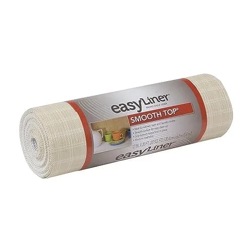 Duck Shelf Liner 12" x 20' Plaid Sandstone | Non-Adhesive, Easy to Clean (70-120 chars) thumbnail 1
