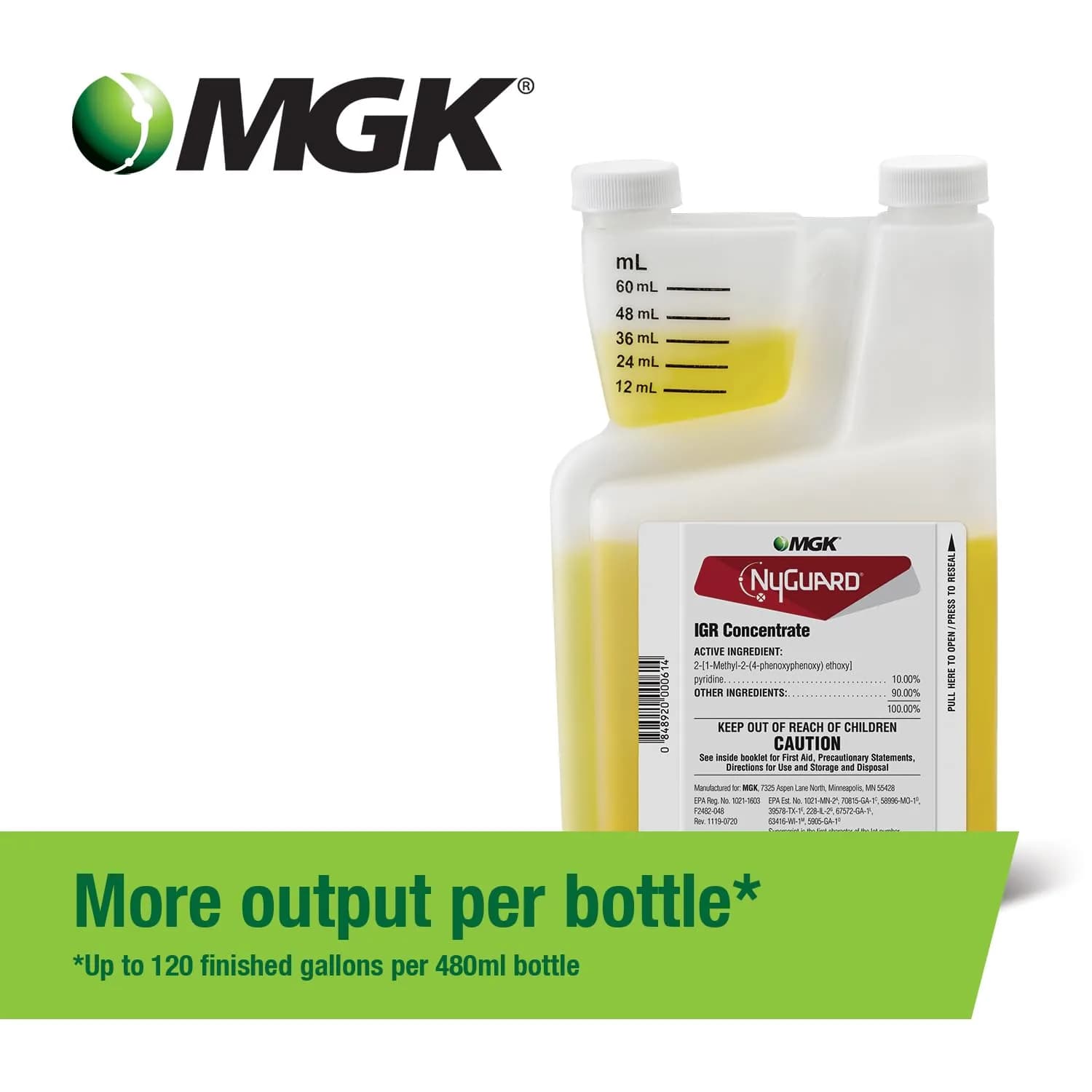 MGK NyGuard IGR Concentrate Insecticide 140ml (4.73 Fl Oz) | Breaks Pest Life Cycles - view 5