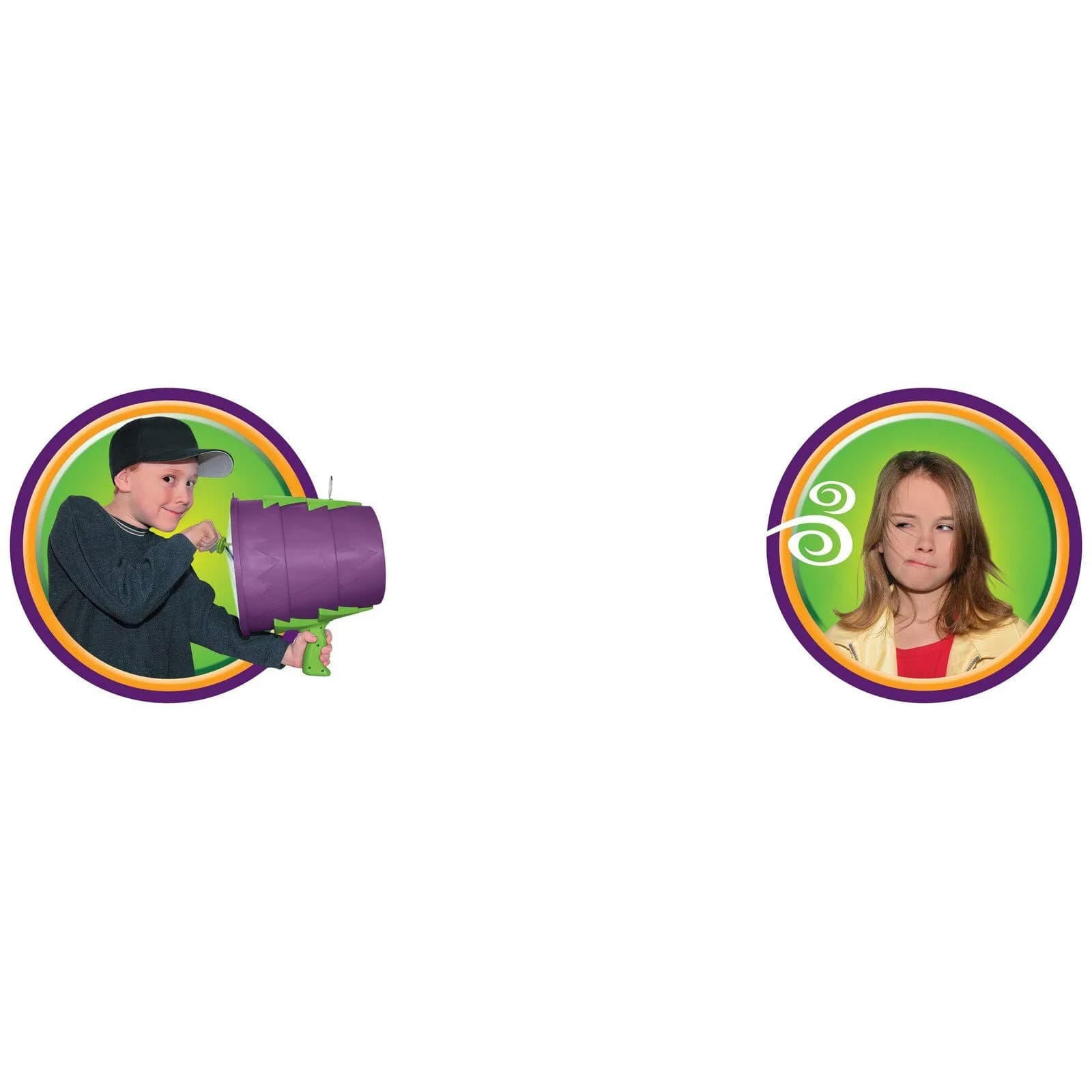 Toysmith Airzooka Cannon Blaster, Black Hand Powered Action Toy | Harmless Air Puffs Up to 50 Feet - view 5