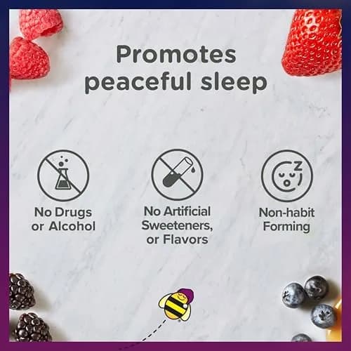 Zarbee's Naturals Children's Sleep Chewable Tablets with Melatonin, Natural Grape Flavor, 30 Count (1 mg Melatonin per Tablet) thumbnail 4