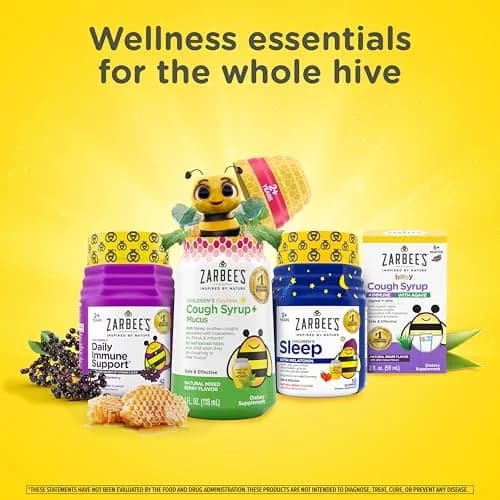 Zarbee's Naturals Children's Sleep Chewable Tablets with Melatonin, Natural Grape Flavor, 30 Count (1 mg Melatonin per Tablet) thumbnail 7