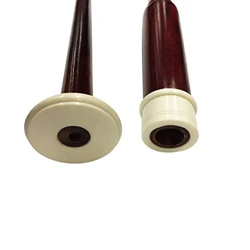 Woldorf USA Highland Bagpipe Practice Chanter 19.5 long | Natural Rosewood & Imitation Ivory Fittings thumbnail 7