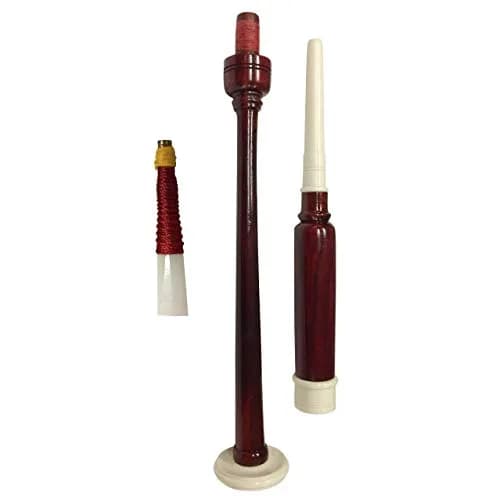 Woldorf USA Highland Bagpipe Practice Chanter 19.5 long | Natural Rosewood & Imitation Ivory Fittings thumbnail 9