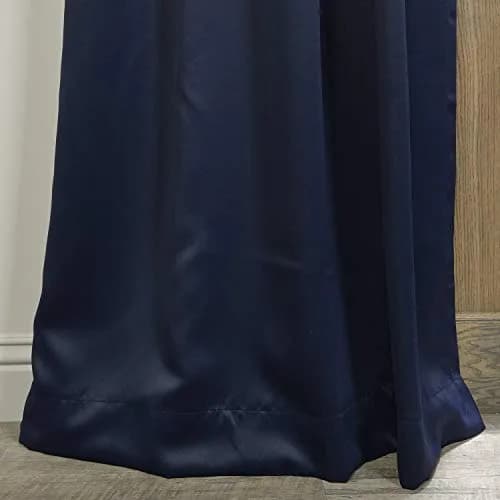 HPD Half Price Drapes Grommet Room Darkening Curtains 50 x 96 Navy Blue | Thermal Insulation & Light Control thumbnail 4