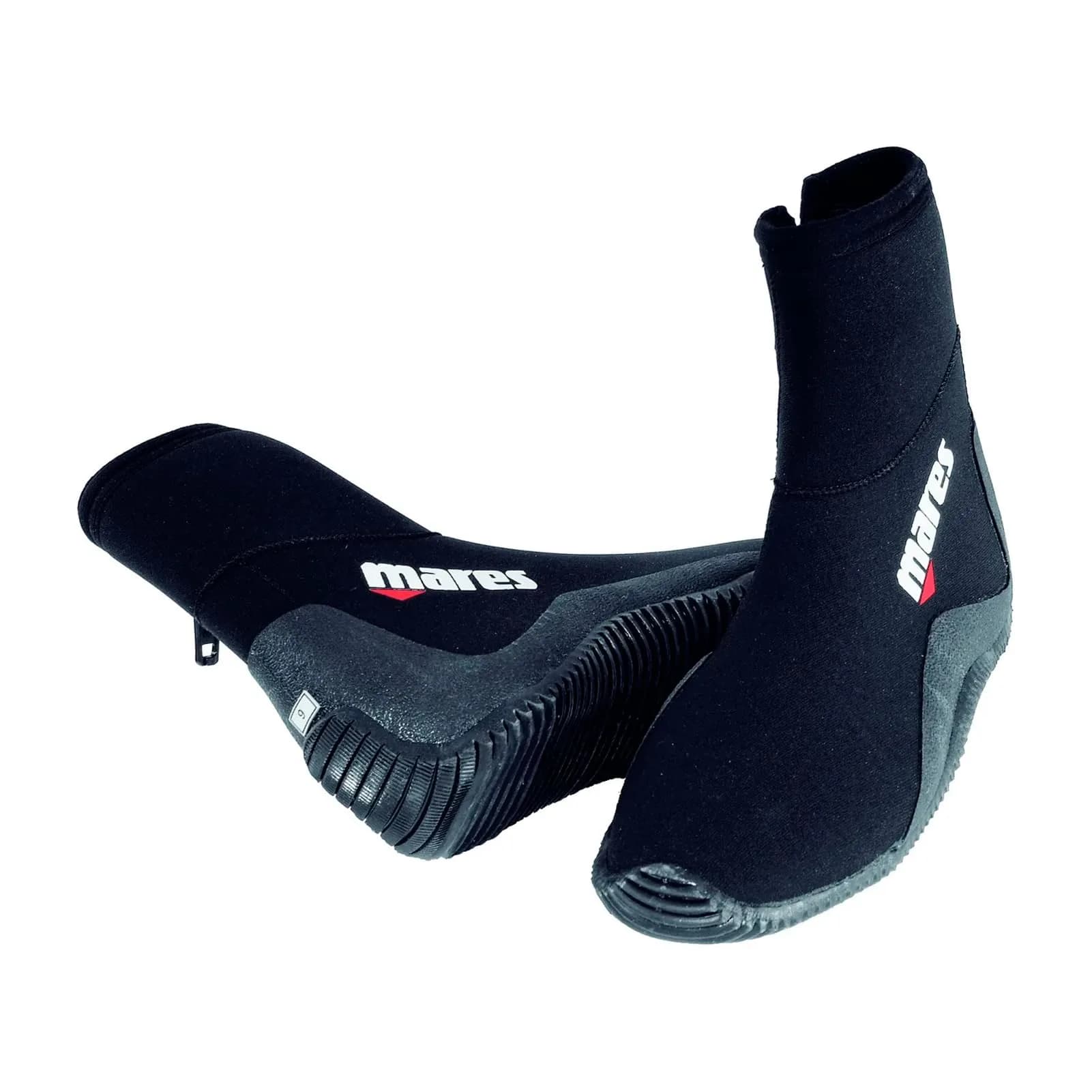 Mares Adult Classic 3mm Neoprene High Top Dive Boots | Wide Toecap, Leveled Sole & Side Zip, Size 5 US - main product image