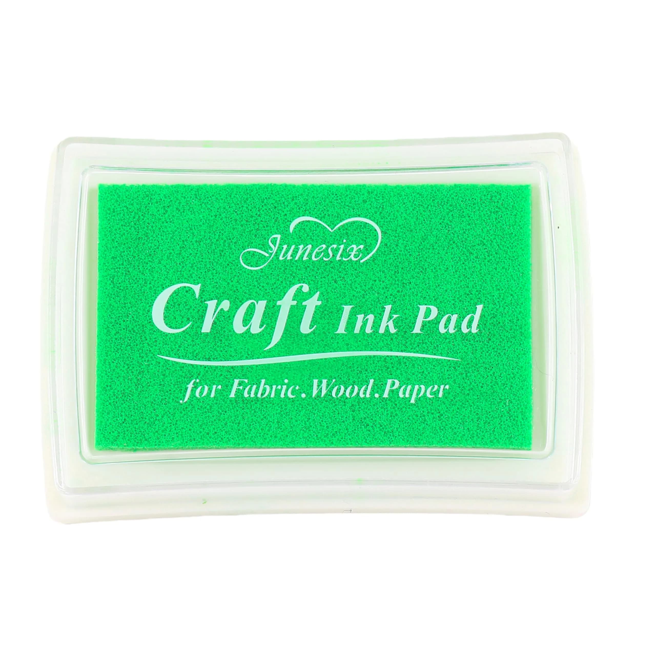 YPSelected Light Green Craft Stamp Ink Pad for Paper, Wood, Fabric | 60mm x 38mm (2.36" x 1.5")