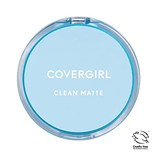 COVERGIRL Clean Matte Pressed Powder, Medium Light 535, 9.92 g (0.35 Oz) | Shine Control for Oily Skin thumbnail 2