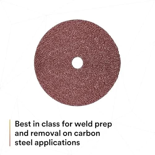 3M Cubitron II Fibre Disc 982C 7 in x 7/8 in | Heavy Grinding & Deburring with Precision-Shaped Grain thumbnail 6