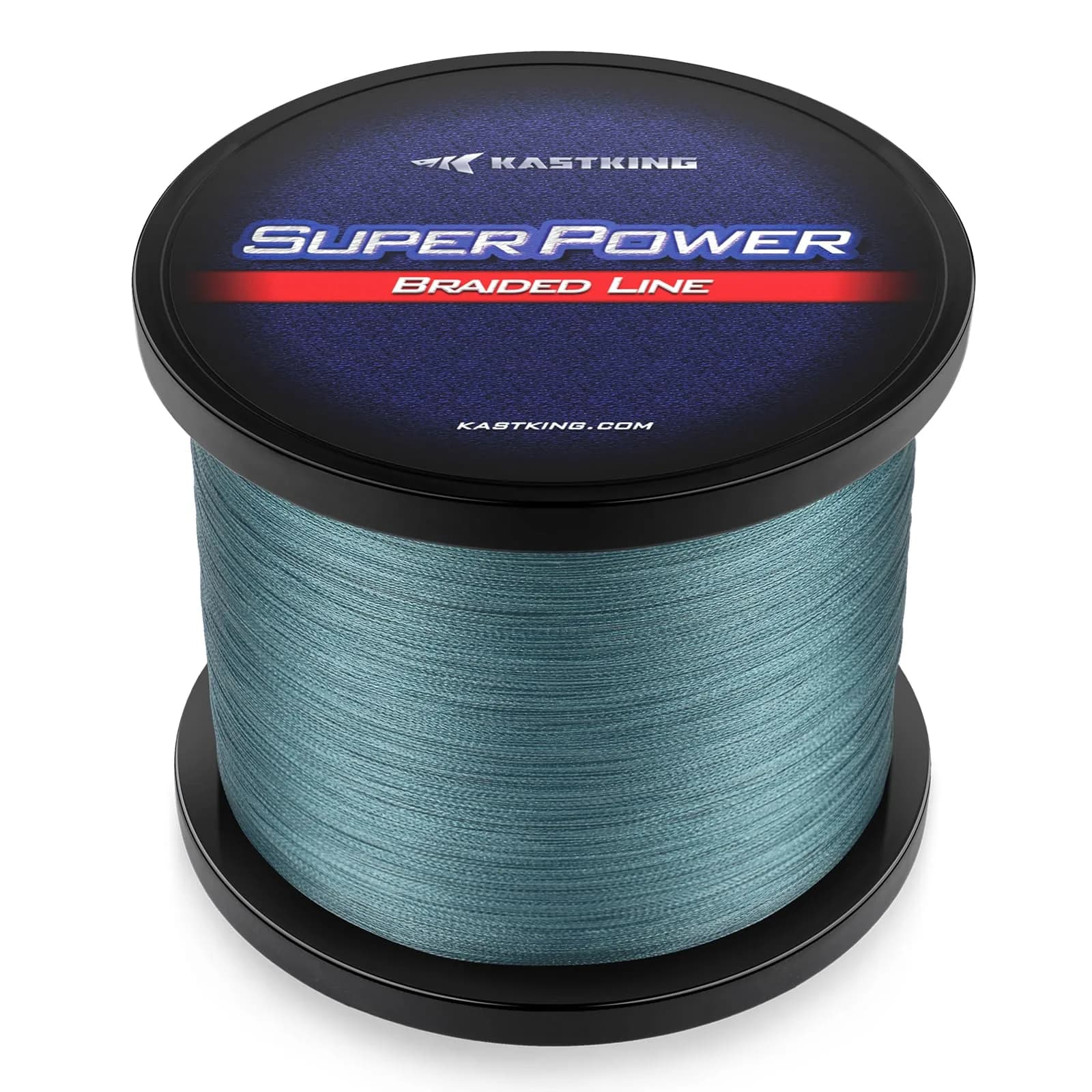 KastKing Superpower Braided Fishing Line 65 LB (8 Strands) 547 Yds | Low-Vis Gray — X4-Low-Vis Gray / 20LB(500 Yds)