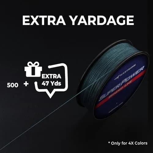 KastKing Superpower Braided Fishing Line 30 LB (547 Yds / 499.87 m) | Zero Stretch, Strong Knot Strength, Smaller Diameter thumbnail 5