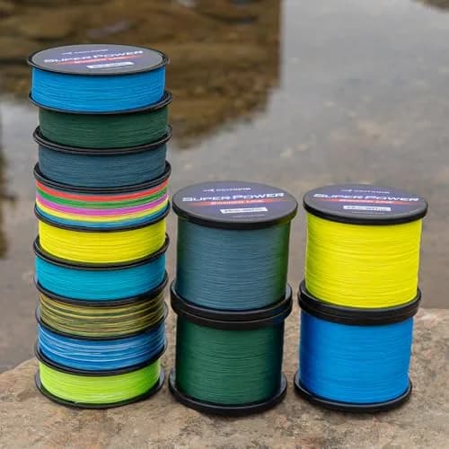 KastKing Superpower Braided Fishing Line, Low-Vis Gray, 50 LB | Extreme Sensitivity & Knot Strength thumbnail 6