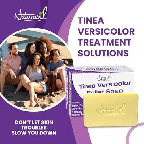 Naturasil Tinea Versicolor Treatment Sulfur Soap 2 Pack | Natural Antifungal Relief for Skin Discoloration thumbnail 8