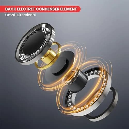 Pyle Wired Omnidirectional Headset Microphone with 3.5mm Plug & 1/4 Inch Adapter | Hands-Free Voice Capture for Presentations & Teaching thumbnail 6