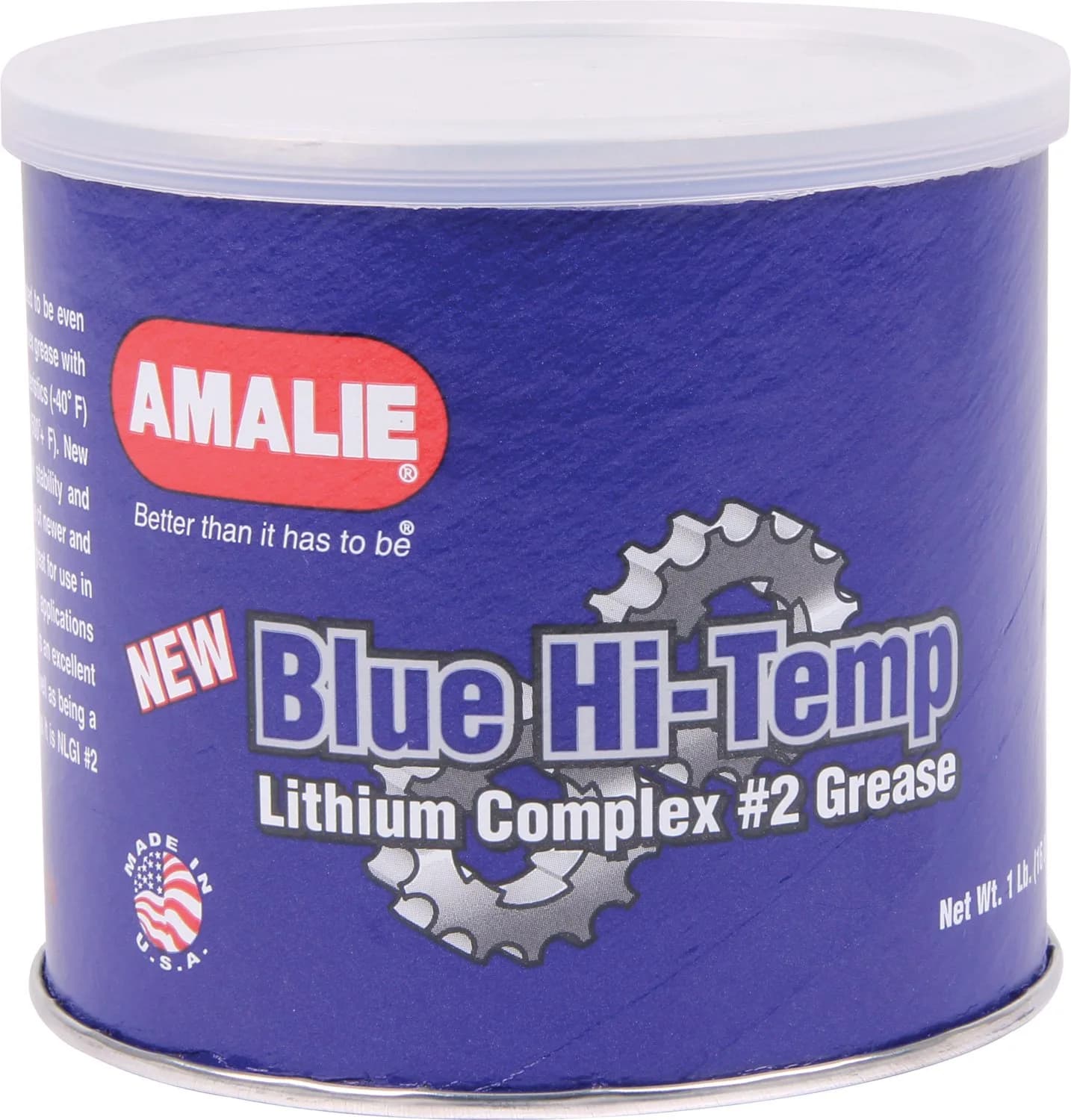 Amalie Blue Grade-2 High Temperature Grease 454 g (1 lb) | Extreme Pressure Protection — 1 Pound