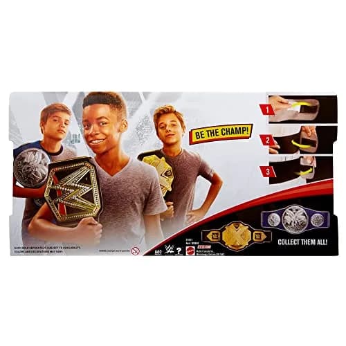WWE World Heavyweight Championship Replica Title Belt | Authentic USA Import for Kids thumbnail 7