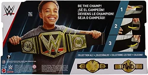 WWE World Heavyweight Championship Replica Title Belt | Authentic USA Import for Kids thumbnail 8