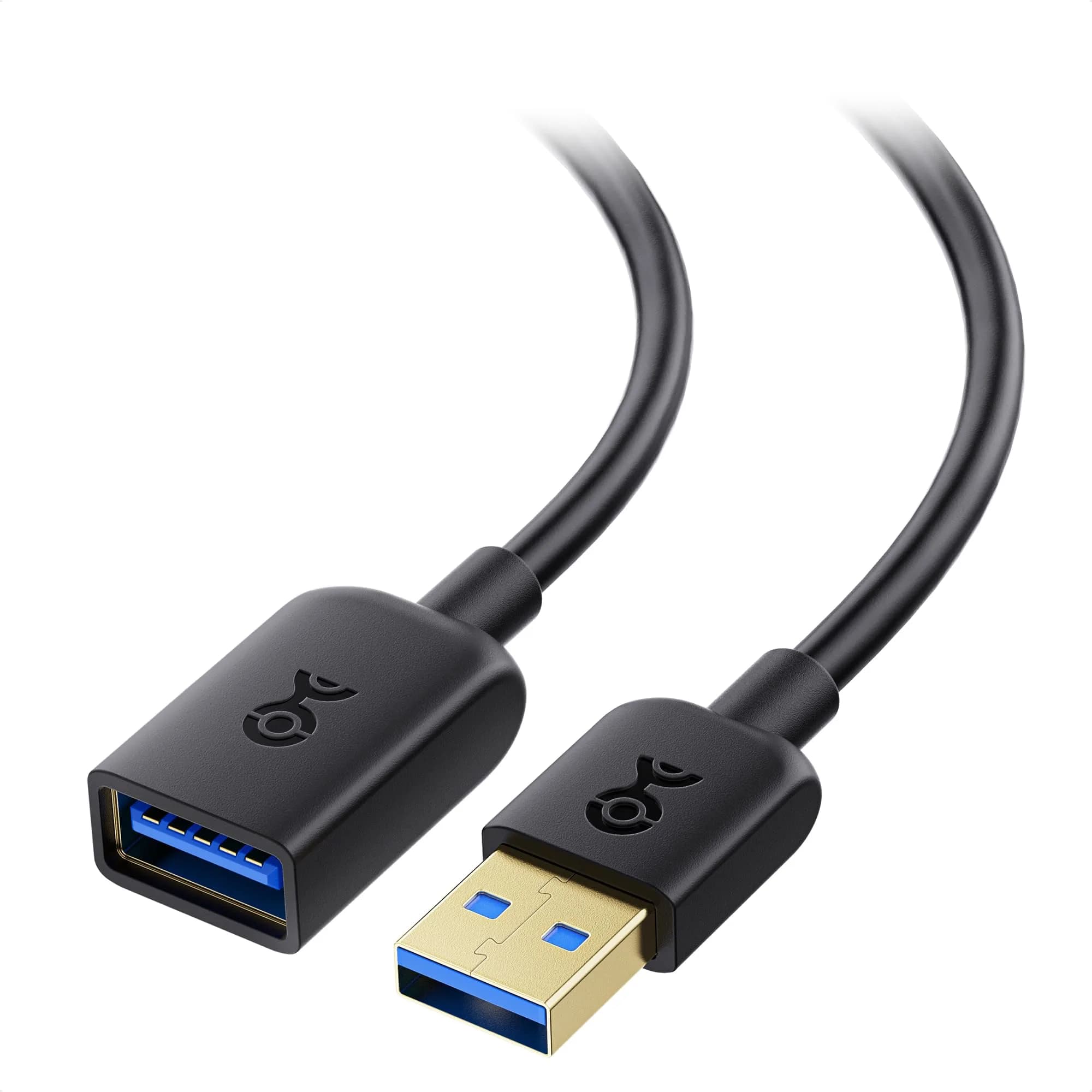 Cable Matters USB 3.0 Extension Cable 6ft Black | SuperSpeed Data & Durable Design