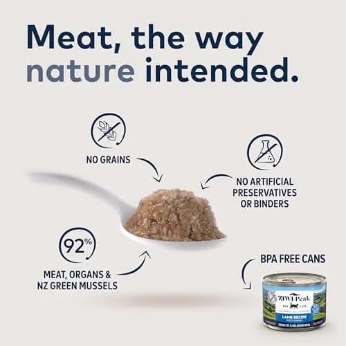 ZIWI Peak Canned Wet Cat Food Lamb 92% Meat & Organs | Grain-Free, High Protein, Moisture-Rich for Cats thumbnail 2