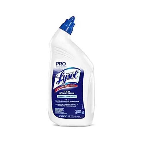 Lysol Power Toilet Bowl Cleaner 32 Fl Oz | Kills 99.9% Bacteria & Viruses, Disinfects & Removes Lime Scale thumbnail 1