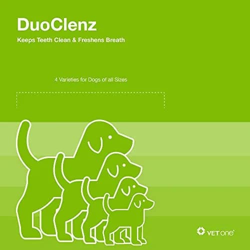 Vet One DuoClenz Rawhide Dental Chews for Small Dogs 30 Count | Enzymatic Oral Care & Fresh Breath thumbnail 6