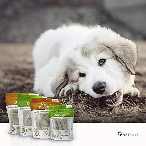 Vet One DuoClenz Rawhide Dental Chews for Small Dogs 30 Count | Enzymatic Oral Care & Fresh Breath thumbnail 7
