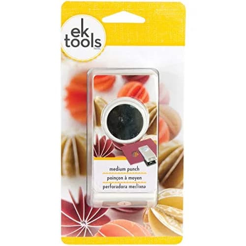 EK Tools Circle Punch 1 Inch With Safety Lock, Create Perfect Circles for Handmade Cards, Scrapbooking, Gift Tags, Invitations, and Decoration | Metal Craft Tool thumbnail 1