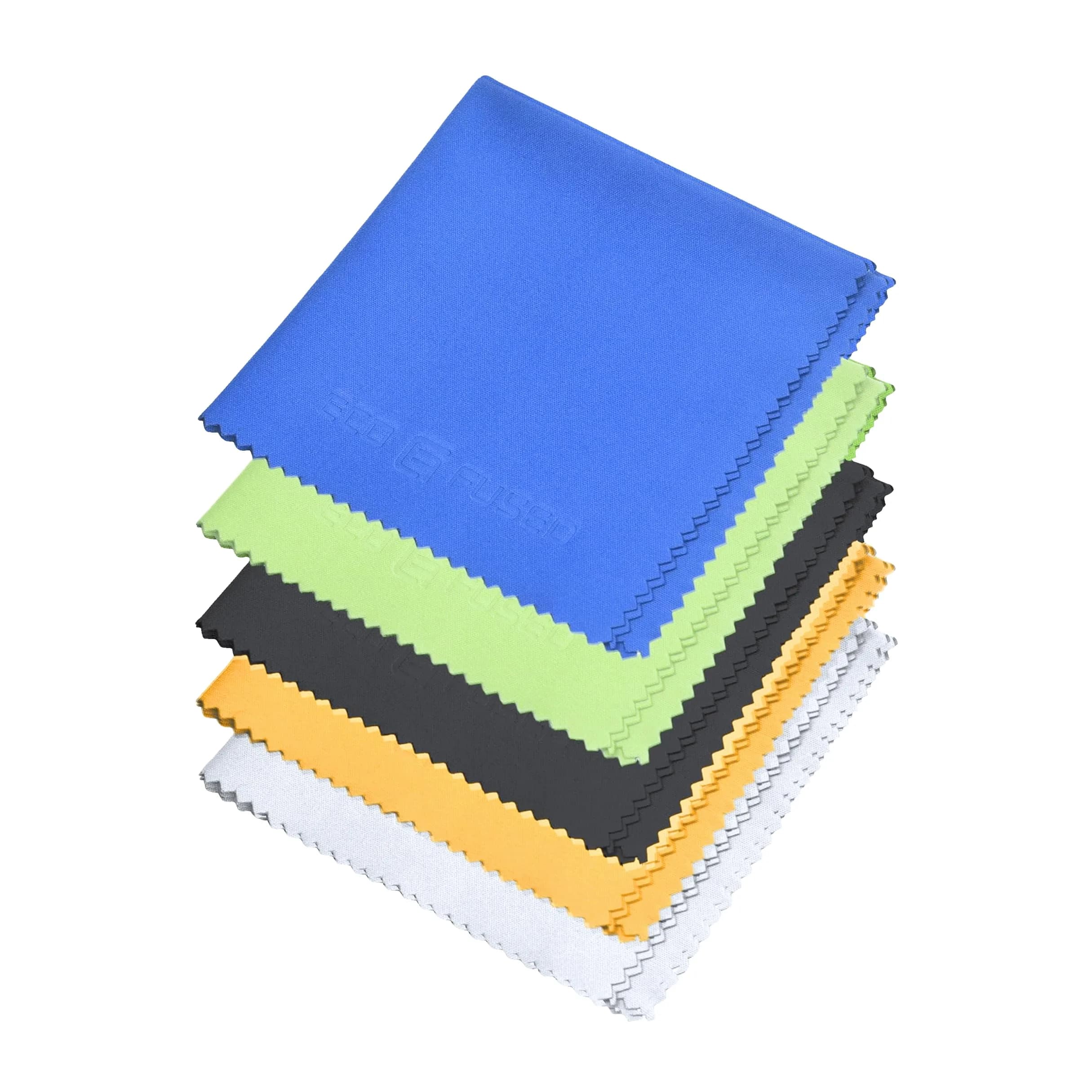 Eco-Fused Microfiber Cleaning Cloth - 8 x 8 Inch Pack of 5 | Scratch-Free Lens & Screen Cleaner — 8 X 8 Inch