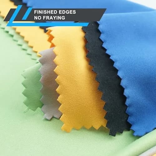 Eco-Fused Microfiber Cleaning Cloth - 8 x 8 Inch Pack of 5 | Scratch-Free Lens & Screen Cleaner thumbnail 6