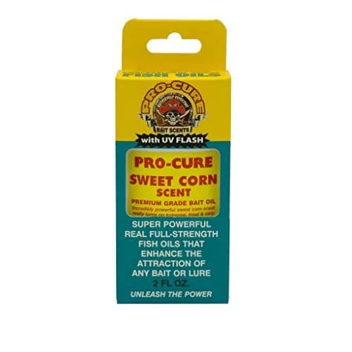 Pro-Cure Sweet Corn Scent Bait Oil 59ml (2 Fl Oz) | Professional Grade Fishing Attractant with UV Flash thumbnail 1