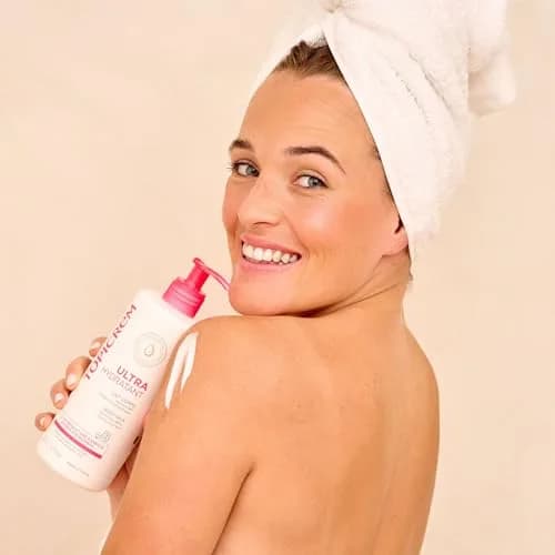 Topicrem Ultra-Moisturizing Body Milk 1000ml (34 Fl Oz) | 24-Hour Hydration for Dry, Sensitive Skin thumbnail 5