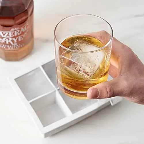 TRUE Marble Ice Cube Tray, Extra Large Silicone Ice Mold for 2 Inch Cubes | Perfect for Whiskey & Beverages thumbnail 5