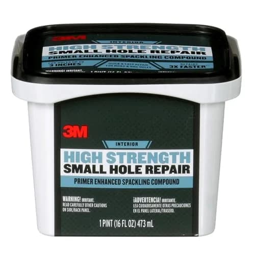 3M Small Hole Repair 16 oz | Fast, Lightweight Wall Patch for Interior & Exterior Use thumbnail 1