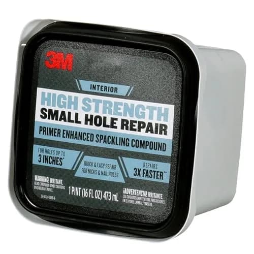 3M Small Hole Repair 16 oz | Fast, Lightweight Wall Patch for Interior & Exterior Use thumbnail 8