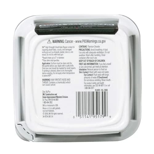 3M Small Hole Repair 16 oz | Fast, Lightweight Wall Patch for Interior & Exterior Use thumbnail 9