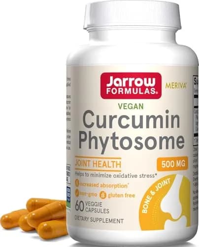 Jarrow Formulas Curcumin Phytosome 500 mg 60 Capsules | Antioxidant Support for Joint Health thumbnail 1