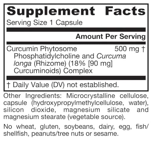 Jarrow Formulas Curcumin Phytosome 500 mg 60 Capsules | Antioxidant Support for Joint Health thumbnail 9