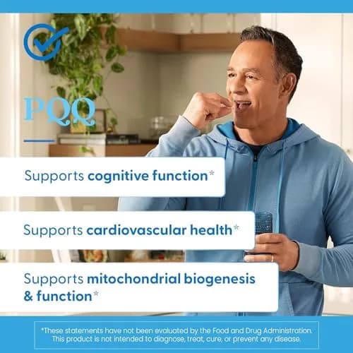 Doctor's Best PQQ Supplement 20 mg, Gluten Free, 30 Veg Caps | Supports Mitochondrial Function & Energy thumbnail 6