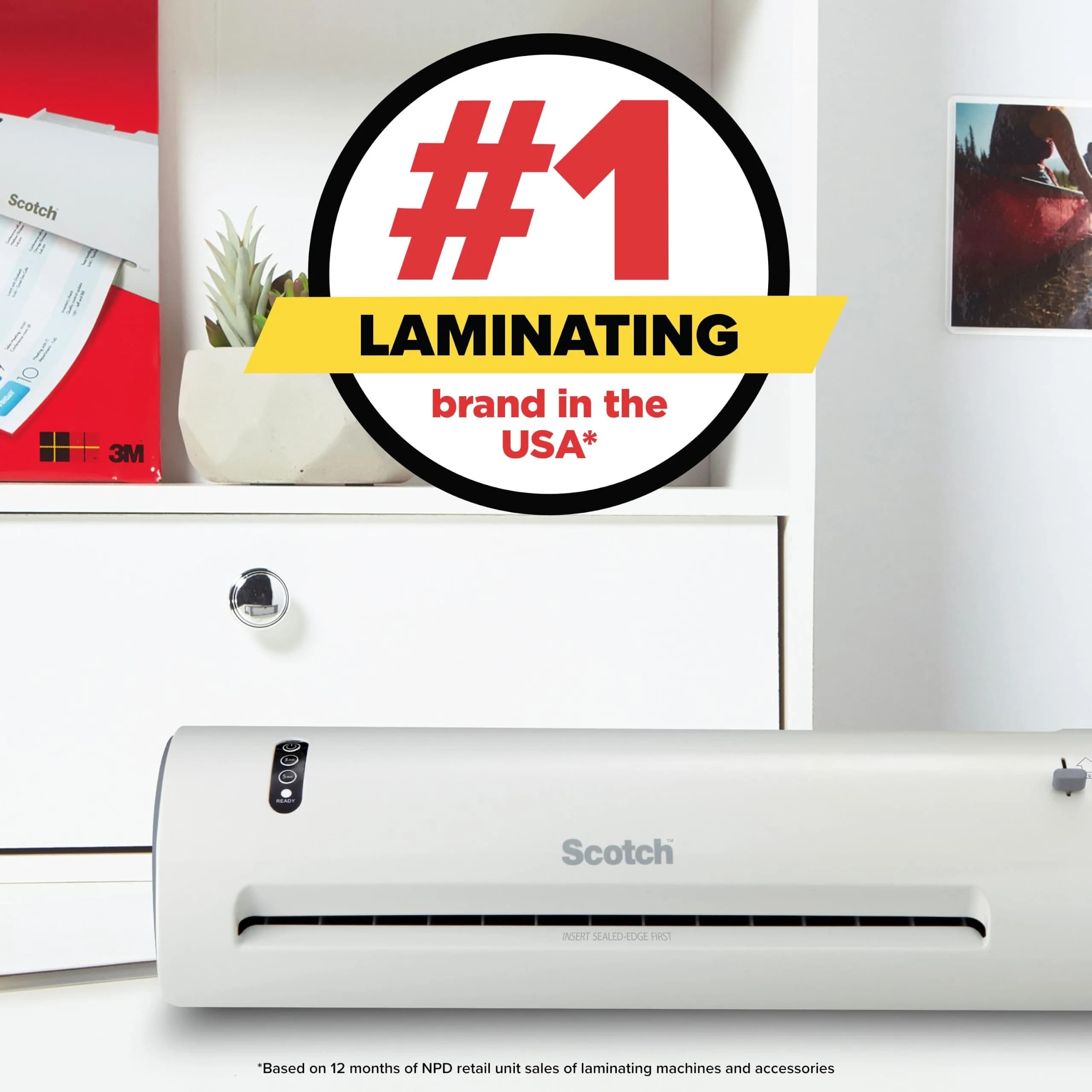 Scotch Thermal Laminating Pouches, 200 Count, Clear, 3 mil. | Professional Finish for Documents - view 7