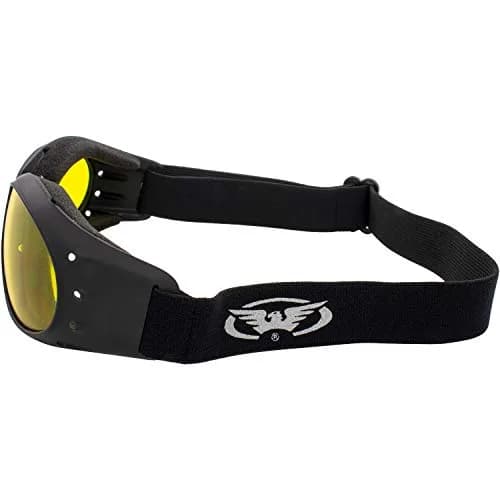 Global Vision Eliminator Dirt Bike Goggles with Yellow Lens & Micro-Fiber Pouch | UV Protection, Anti-Fog thumbnail 3